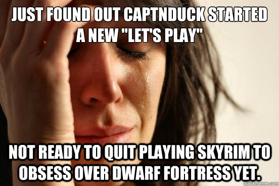 Just found out Captnduck started a new 