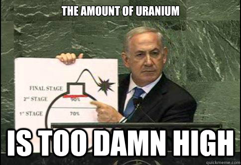 The amount of uranium  is too damn high  