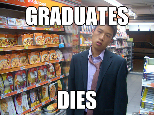 Graduates dies  Disenchanted Young Professional