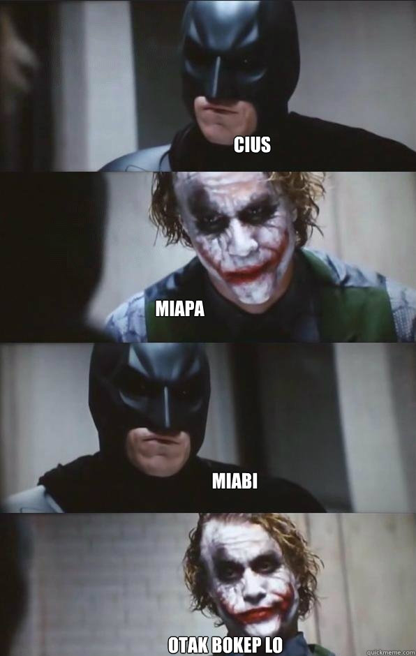 cius miapa miabi otak bokep lo batman  Batman Panel