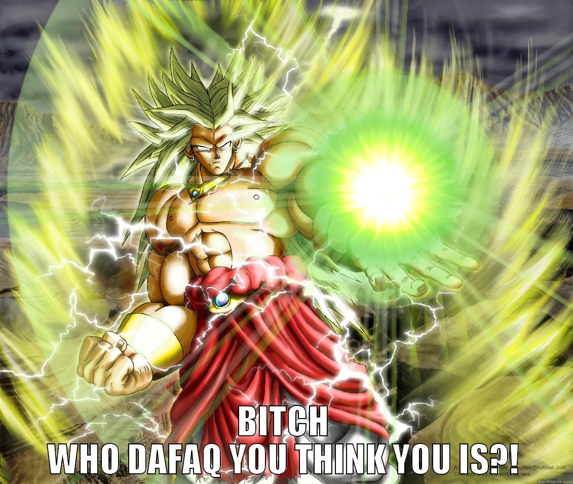  BITCH WHO DAFAQ YOU THINK YOU IS?! Misc