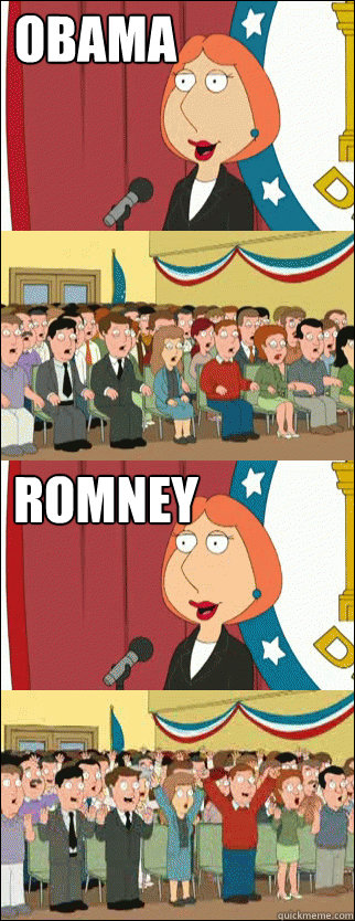  Obama Romney  Mayor Lois