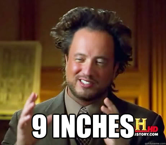  9 Inches -  9 Inches  Ancient Aliens