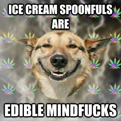 Ice cream spoonfuls are edible mindfucks - Ice cream spoonfuls are edible mindfucks  Misc