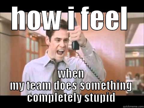 HOW I FEEL WHEN MY TEAM DOES SOMETHING COMPLETELY STUPID Misc
