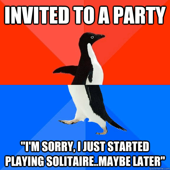 Invited to a party 
