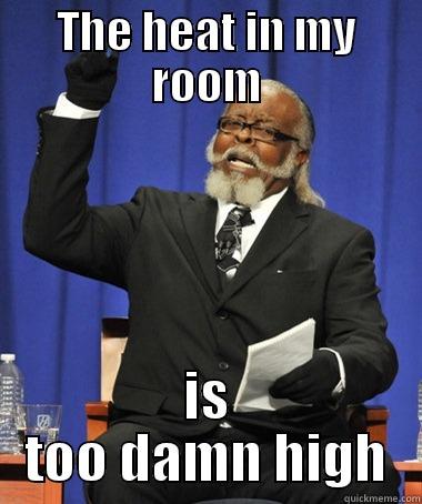 THE HEAT IN MY ROOM IS TOO DAMN HIGH Jimmy McMillan
