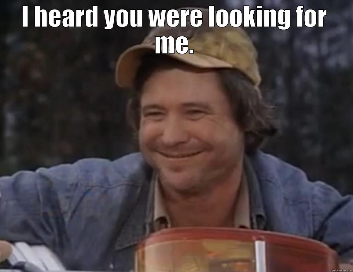 Found Cooter - I HEARD YOU WERE LOOKING FOR ME.  Misc