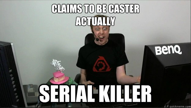 Claims to be caster
actually Serial killer  Crazy caster Tobi