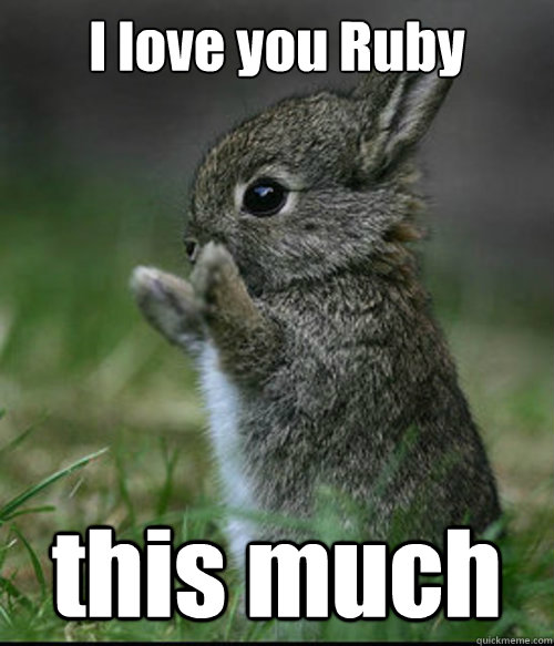 I love you Ruby this much - I love you Ruby this much  Dis much bunny