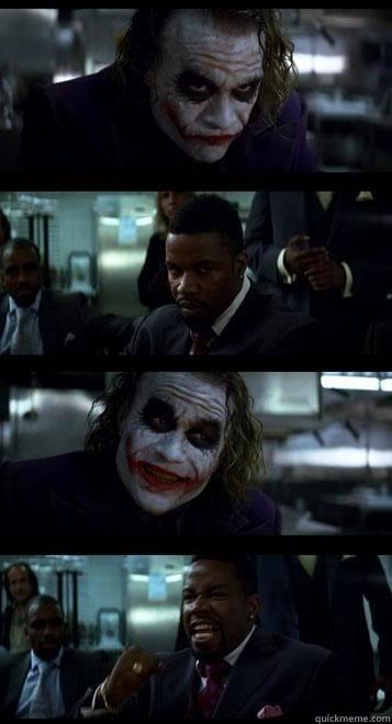 valentines day -   Joker with Black guy