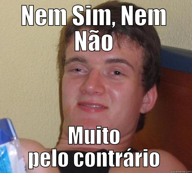 NEM SIM, NEM NÃO MUITO PELO CONTRÁRIO 10 Guy