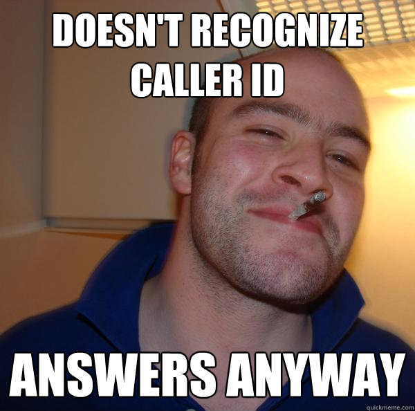 Doesn't recognize caller id answers anyway - Doesn't recognize caller id answers anyway  Misc
