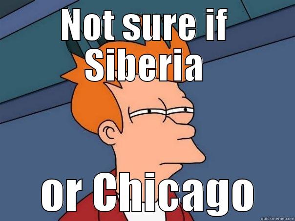 NOT SURE IF SIBERIA  OR CHICAGO Futurama Fry