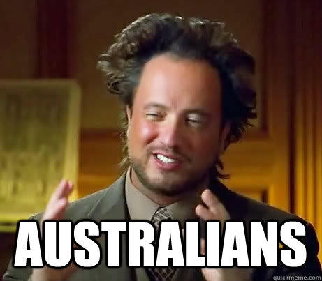  australians -  australians  Ancient Aliens Earthquake