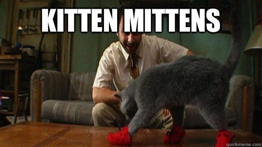 Kitten Mittens   