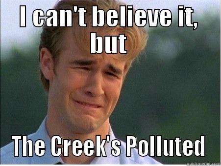 I CAN'T BELIEVE IT, BUT THE CREEK'S POLLUTED 1990s Problems