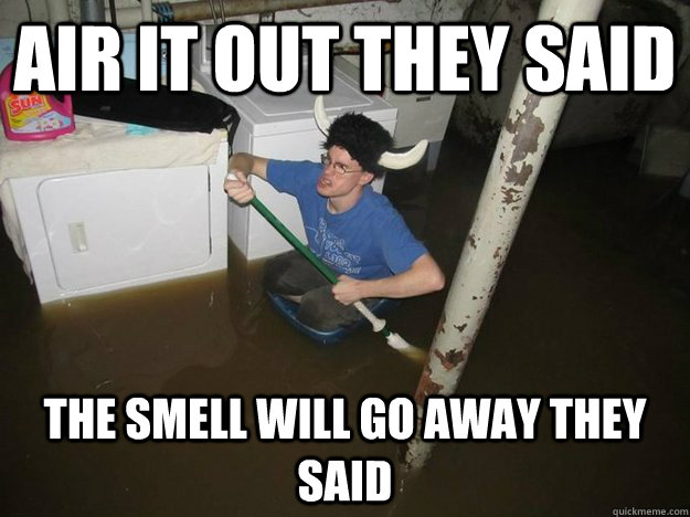 AIR IT OUT THEY SAID The smell will go away they said - AIR IT OUT THEY SAID The smell will go away they said  Laundry Room Viking