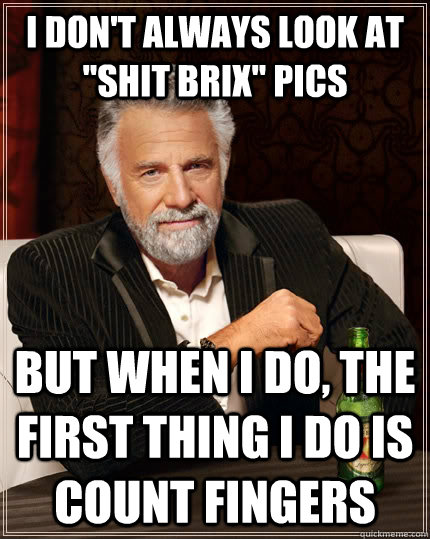 I don't always look at 