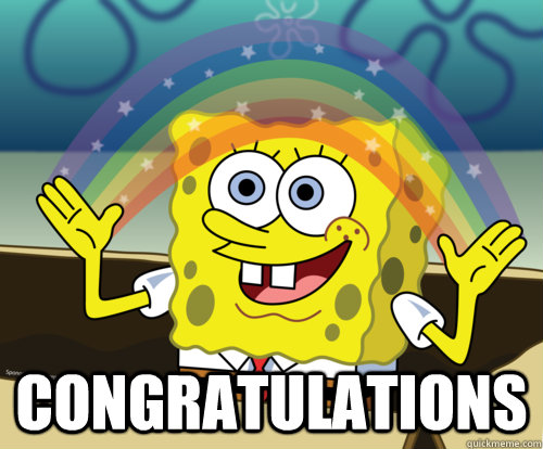  congratulations  