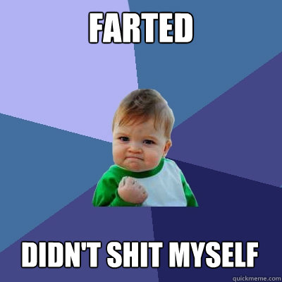 Farted didn't shit myself  Success Kid
