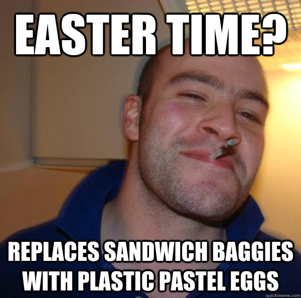 Easter Time? Replaces sandwich baggies with plastic pastel eggs - Easter Time? Replaces sandwich baggies with plastic pastel eggs  Misc