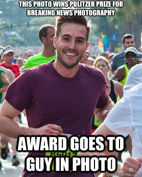 This photo wins Pulitzer Prize for Breaking News Photography Award goes to guy in photo  Ridiculously photogenic guy