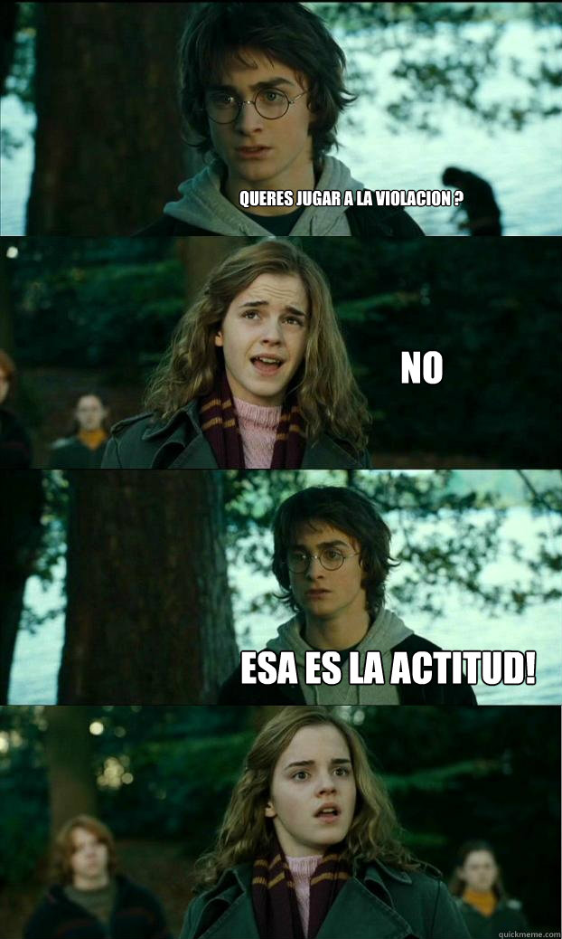 Queres jugar a la violacion ? NO Esa es la actitud! - Queres jugar a la violacion ? NO Esa es la actitud!  Horny Harry