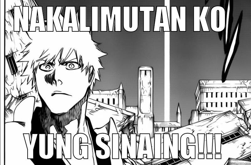 NAKALIMUTAN KO  YUNG SINAING!!! Misc