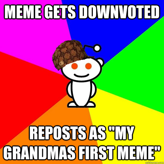 MEME GETS DOWNVOTED REPOSTS AS 
