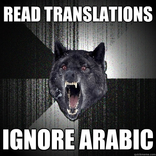 Read Translations Ignore Arabic  Insanity Wolf