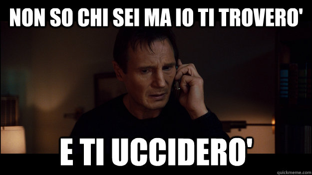 Non so chi sei ma io ti trovero'  E ti uccidero' - Non so chi sei ma io ti trovero'  E ti uccidero'  Misc