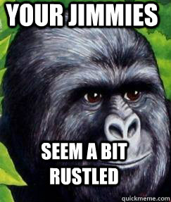 Your Jimmies Seem a bit rustled  