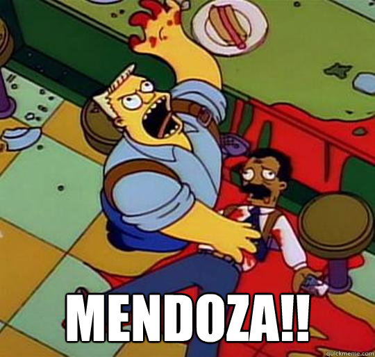  MENDOZA!! -  MENDOZA!!  McBain!