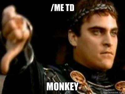 /me td Monkey  Downvoting Roman