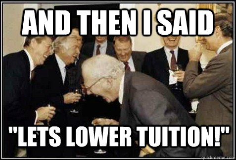 And then I said 