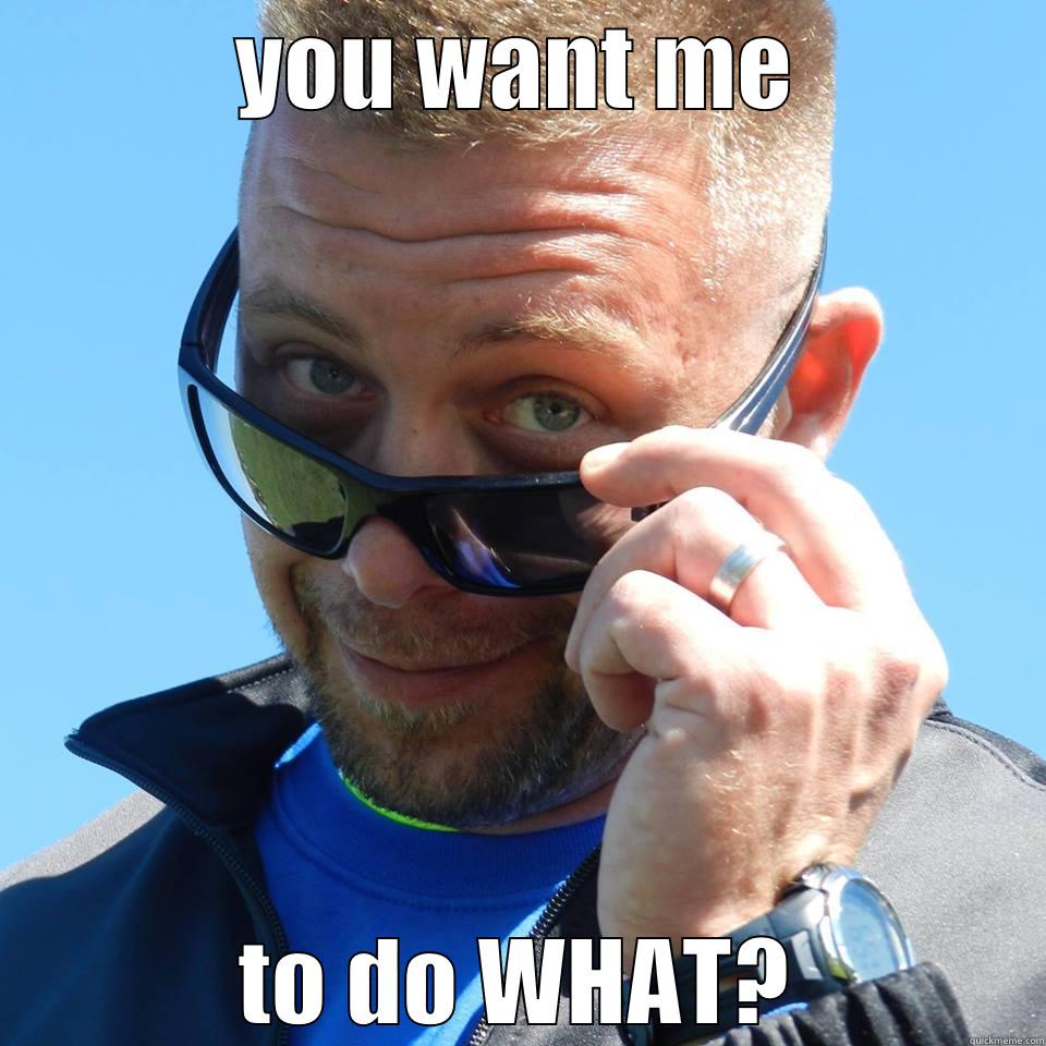 YOU WANT ME TO DO WHAT? Misc