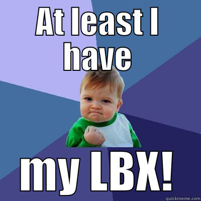 AT LEAST I HAVE MY LBX! Success Kid