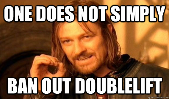 One does not simply Ban out doublelift  One does not simply beat skyrim