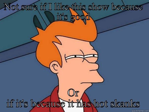 NOT SURE IF I LIKE THIS SHOW BECAUSE IT'S GOOD OR IF IT'S BECAUSE IT HAS HOT SKANKS Futurama Fry