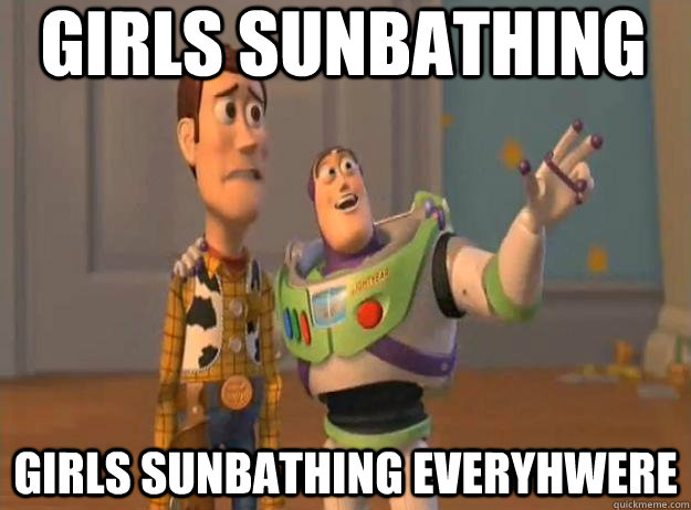 Girls sunbathing girls sunbathing everyhwere  Prox Everywhere