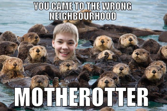 YOU CAME TO THE WRONG NEIGHBOURHOOD MOTHEROTTER Misc