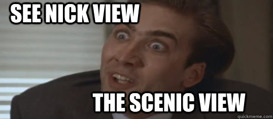 the scenic view see nick view  