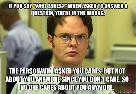 If you say 