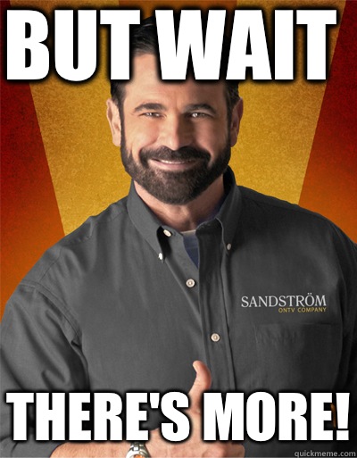 But wait There's more! - But wait There's more!  billy mays to rush sigma nu