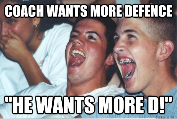 coach wants more defence 