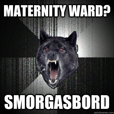Maternity ward? smorgasbord   Bullets - Insanity wolf