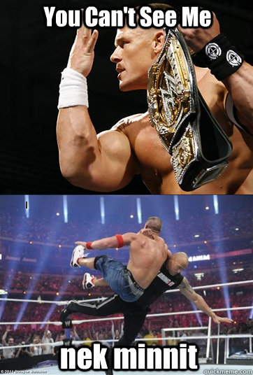 You Can't See Me nek minnit - You Can't See Me nek minnit  John Cena and The Rock