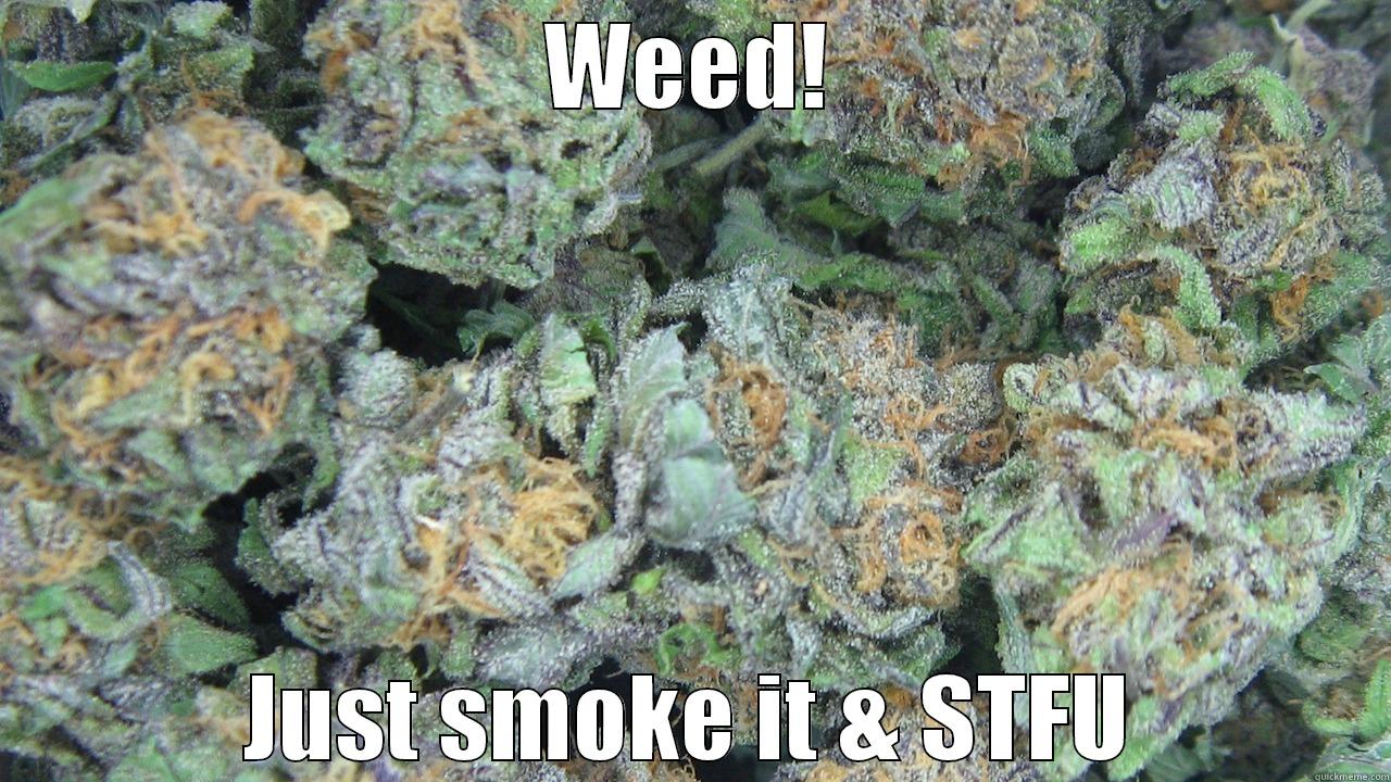 Weed Heads - WEED! JUST SMOKE IT & STFU Misc