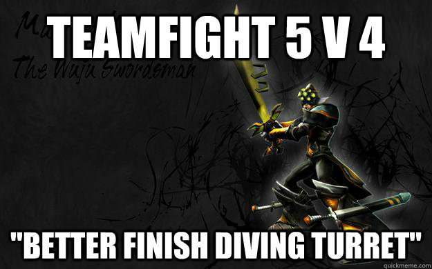 teamfight 5 v 4 